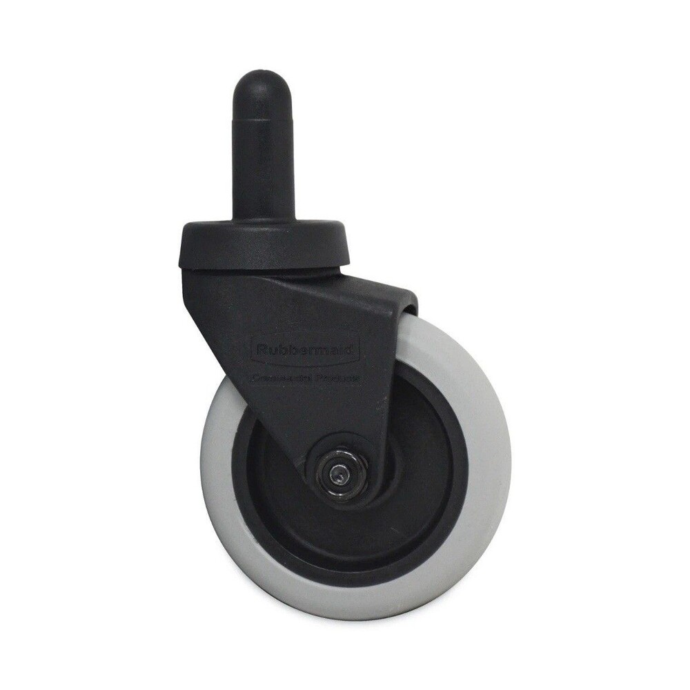 Rubbermaid Commercial Replacement Swivel Bayonet Casters, 3" Wheel, FG7570L2